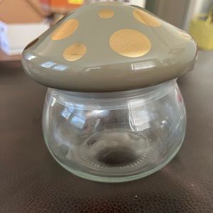 Mushroom candy jar